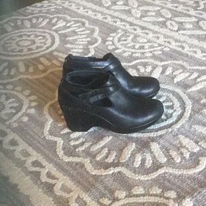 Dansko Franca Leather Shoe Boots, Leather Upper